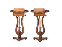 A Pair of Empire-Style End Tables