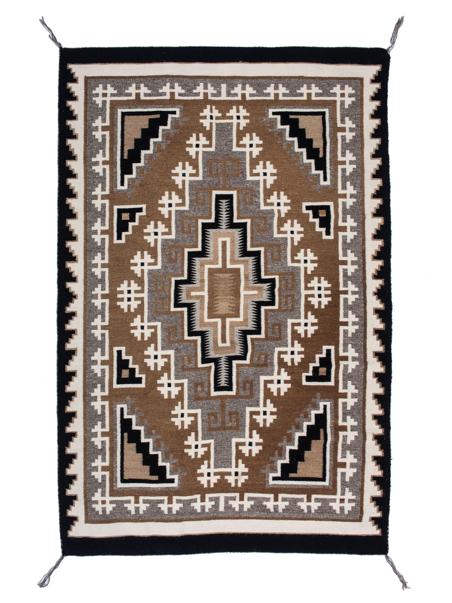 Navajo Two Grey Hills Weaving / Rug