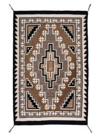 Navajo Two Grey Hills Weaving / Rug