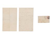 LINCOLN, Mary Todd (1818-1881). Autograph letter signed ("Mary Lincoln") to Francis Bicknell Carpenter, Chicago, 26 October 1865.