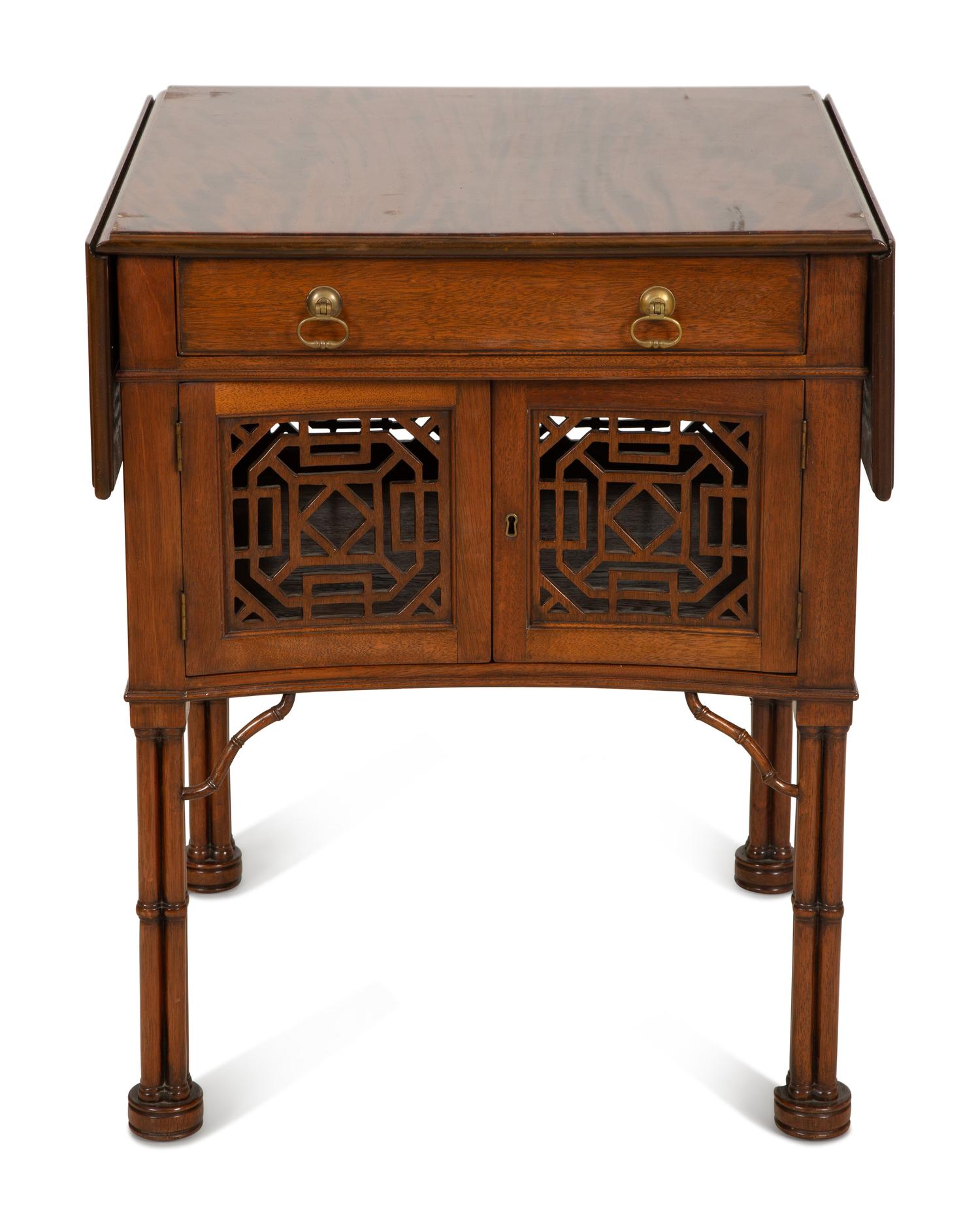A Regency Mahogany Drop Leaf Side Table