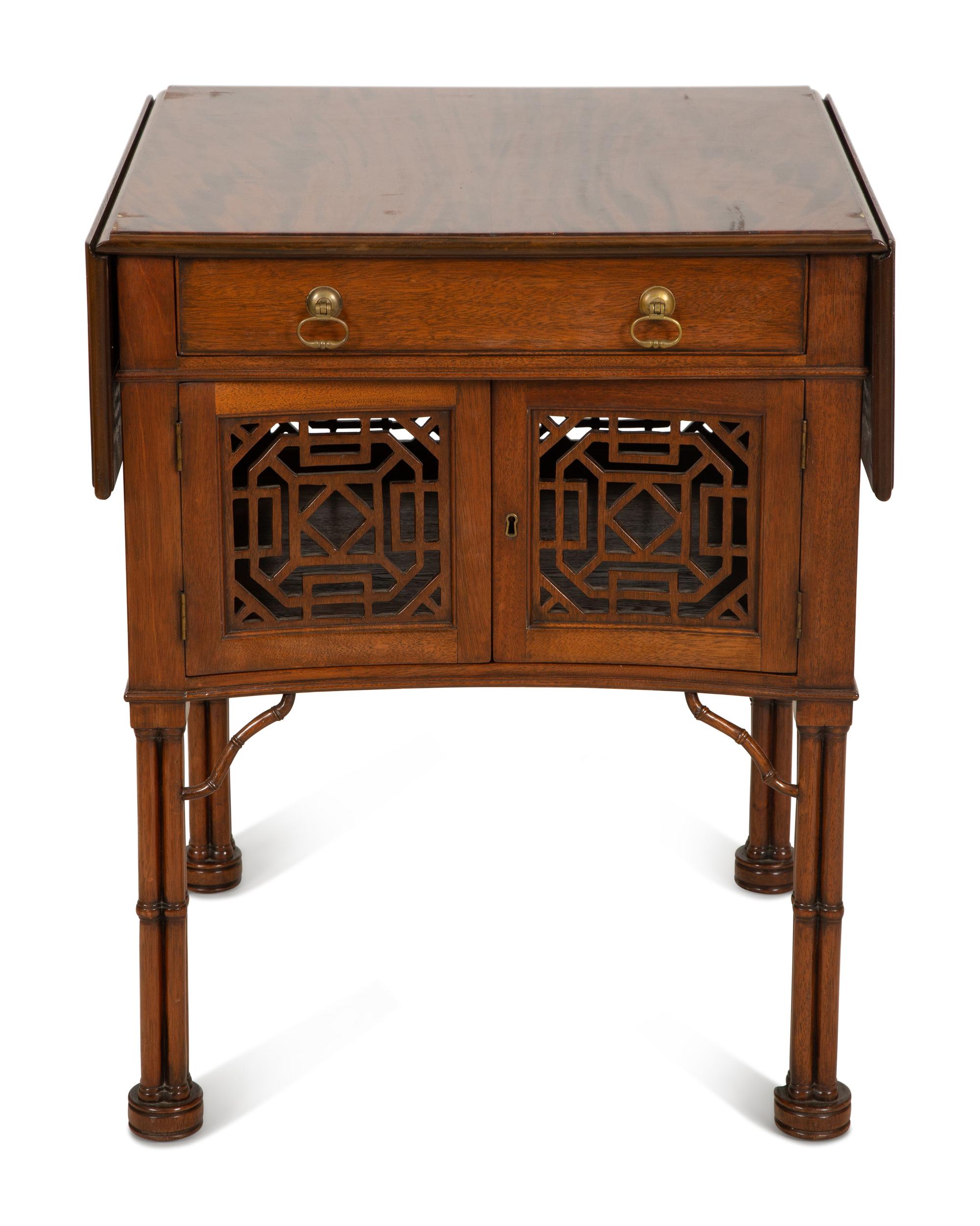 A Regency Mahogany Drop Leaf Side Table