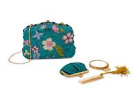 Judith Leiber Floral Minaudière