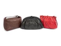 Three Bottega Veneta Intrecciato Bags, 1980-2000