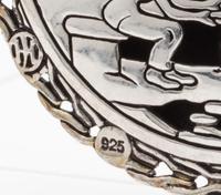 A Sterling Silver and 22 Karat Yellow Gold 'Palu' Enhancer/Pendant, John Hardy, 23.10 dwts.