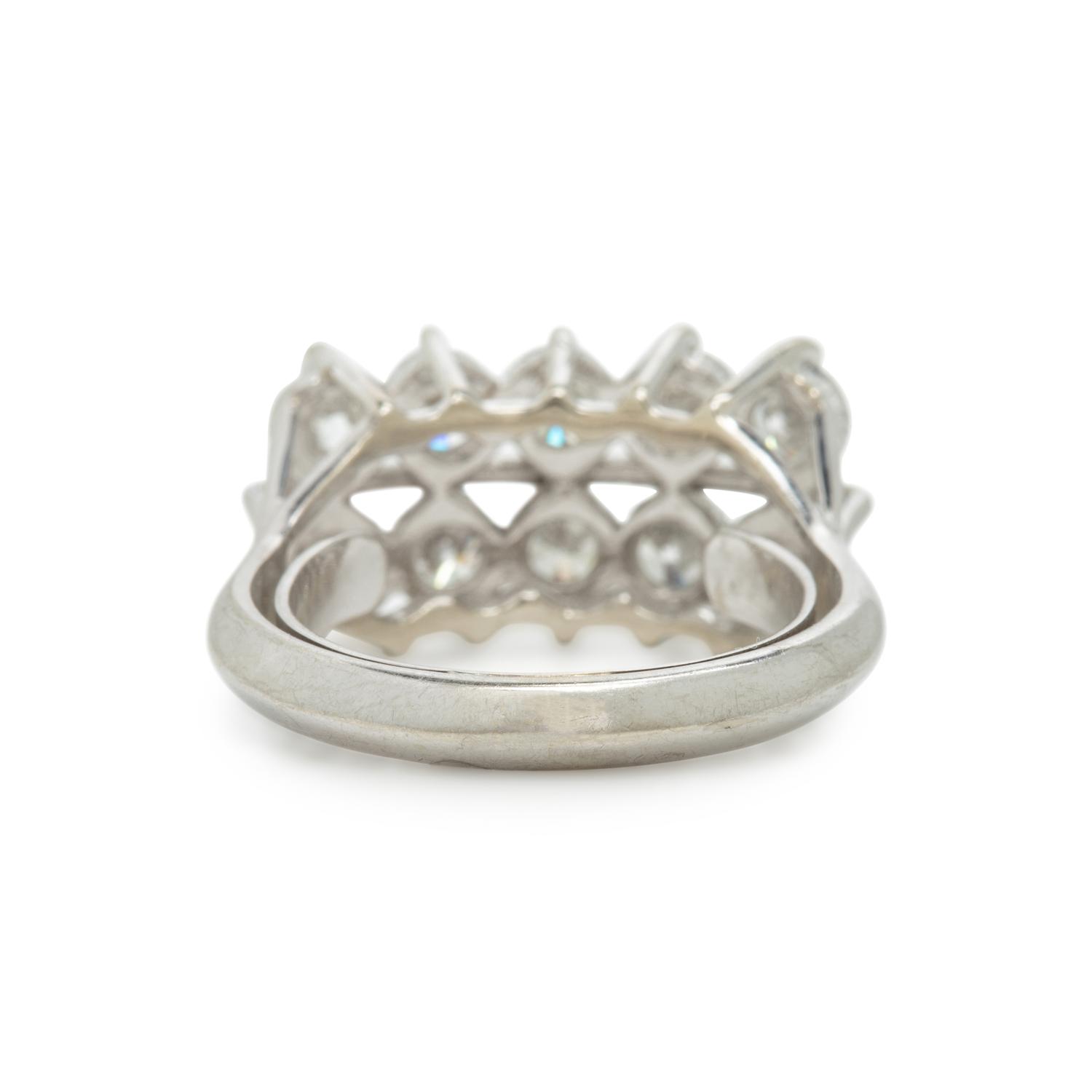 Diamond and White Gold Ring