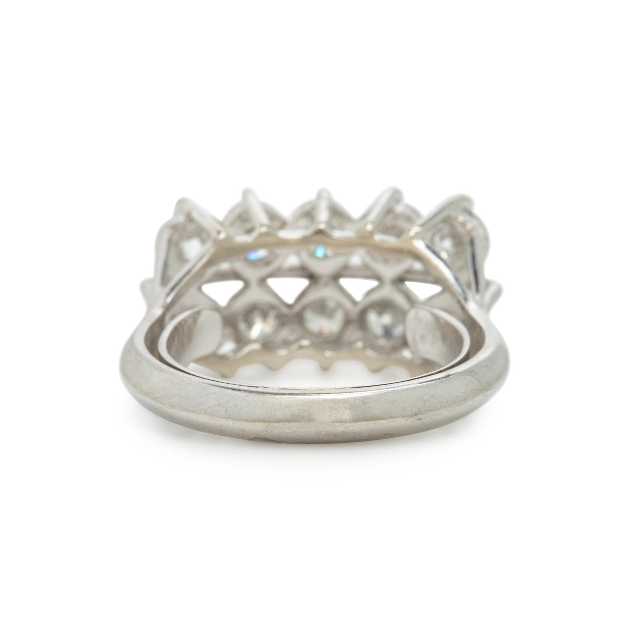 Diamond and White Gold Ring