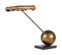 A Gilt Brass Table Lamp