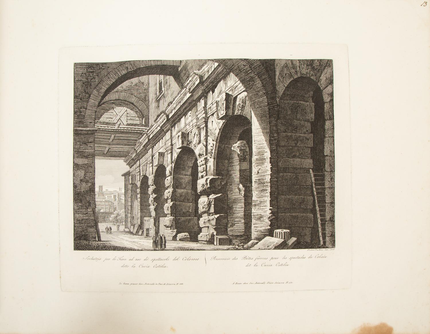 ANTONELLI Giacomo (editor) Nuova raccolta delle principali vedute antiche e moderne dell ' alma citta di Roma e sue vicinanze.