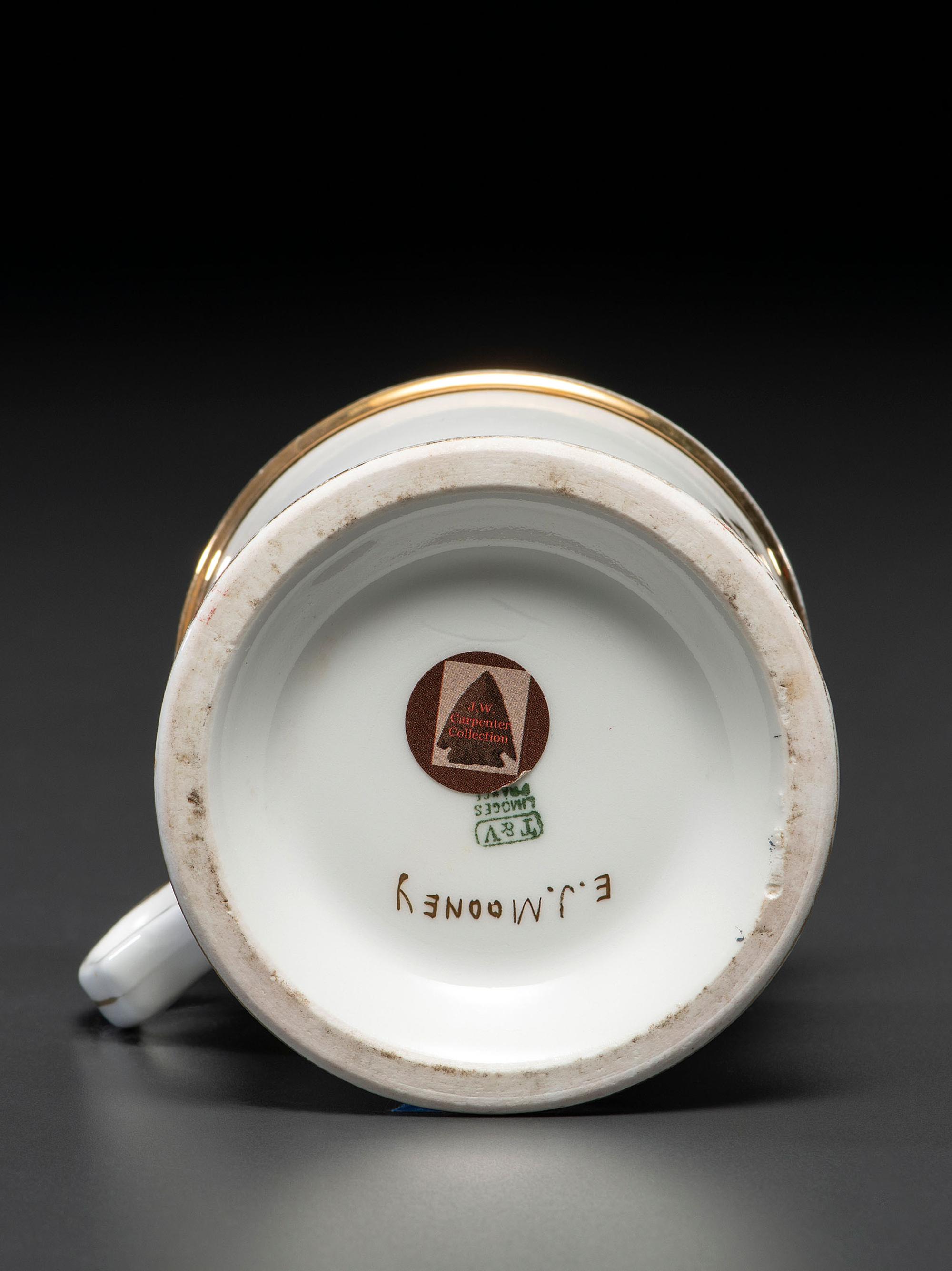 A Plumber's Porcelain Occupational Shaving Mug