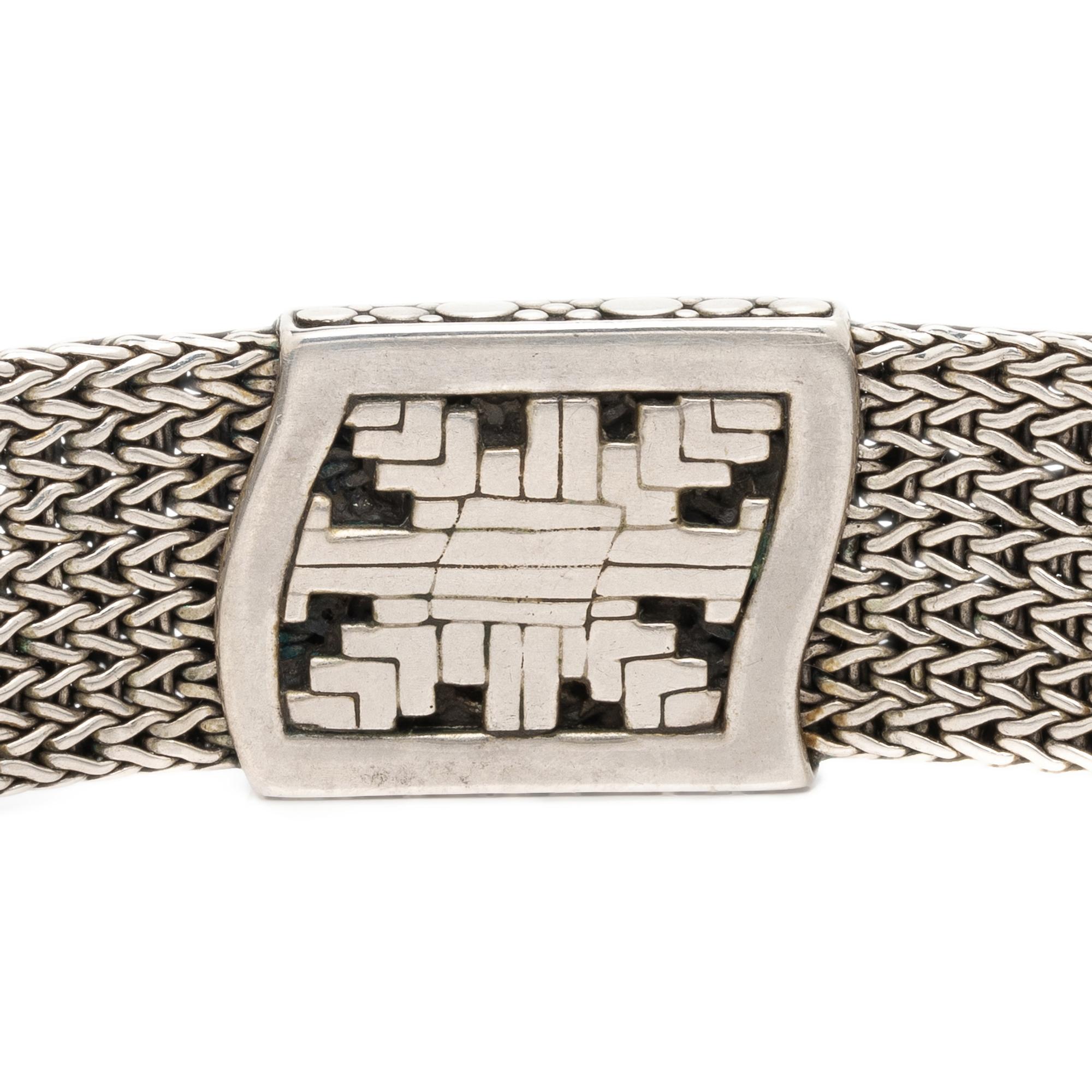 JOHN HARDY, STERLING SILVER COLLAR NECKLACE