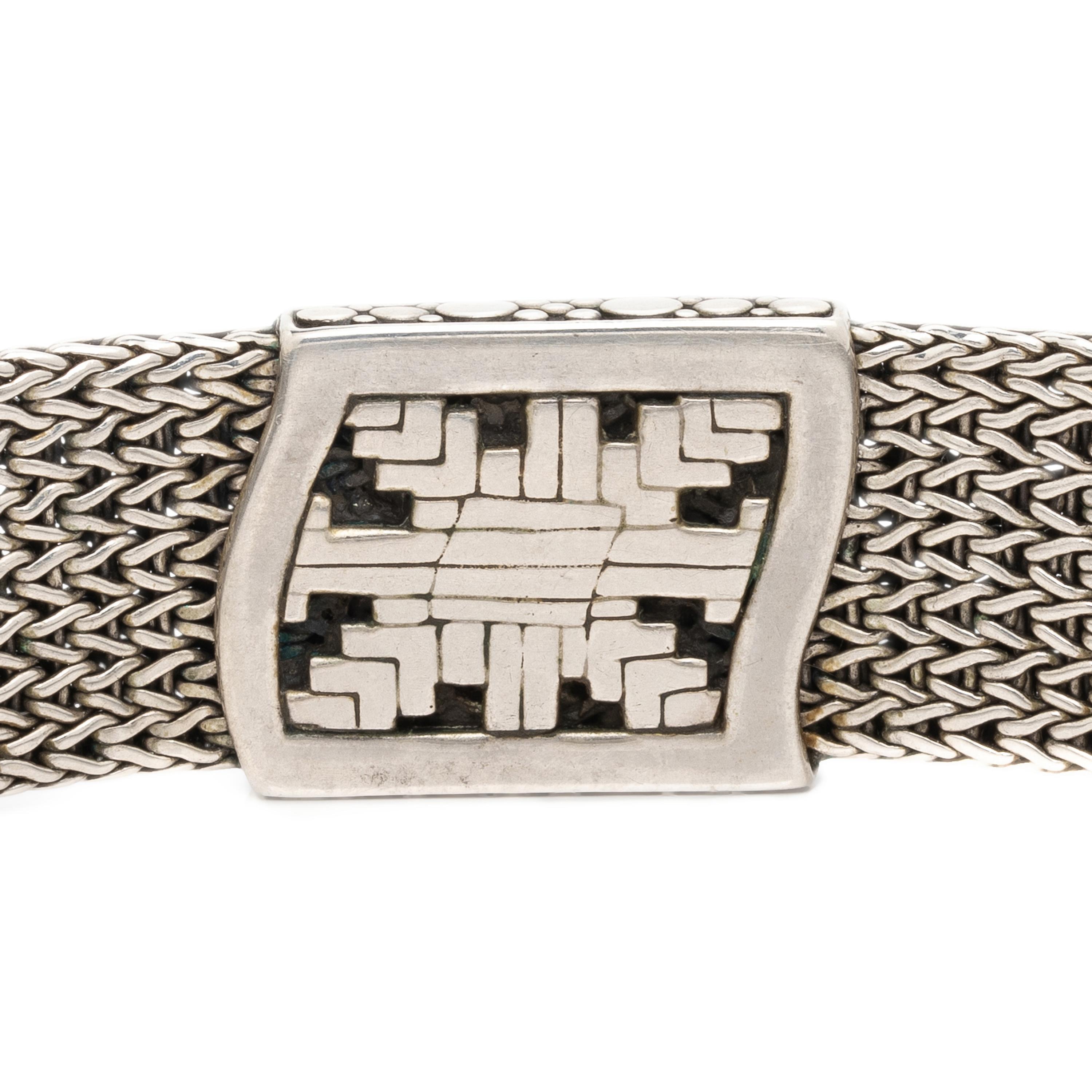 JOHN HARDY, STERLING SILVER COLLAR NECKLACE