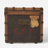 An E. Goyard Ainé Steam Trunk E. Goyard Ainé c. 1920's