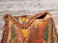 Plains Painted Parfleche Envelope PLUS Rattles