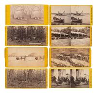 [CIVIL WAR]. A collection of 85 stereoviews from "The War for the Union" series. E. & H.T. Anthony, New York.