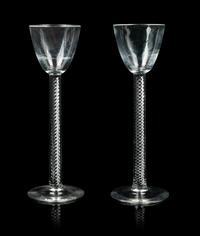 Pair of Air Twist Vases