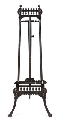 A Victorian Walnut Easel Height 61 inches. — LATE 19TH CENTURY