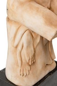 A Continental Marble Male Torso After the Antique