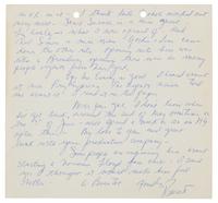REDFORD, Robert (b.1936). Autograph letter signed ("Robert"), to his agent Ms. Monique James. N.p., [ca 1961-1962].