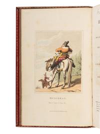 [FORE-EDGE PAINTINGS]. BUTLER, Samuel (1612-1680). Hudibras, a Poem ... With historical, Biographical, and Explanatory Notes, Selected from Grey & Other Authors. To Which are Prefixed, a Life of the Author, and a Preliminary Discourse on the Civil War . London: Akerman et al, 1822.