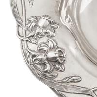 An American Silver Floral Cast Bowl
