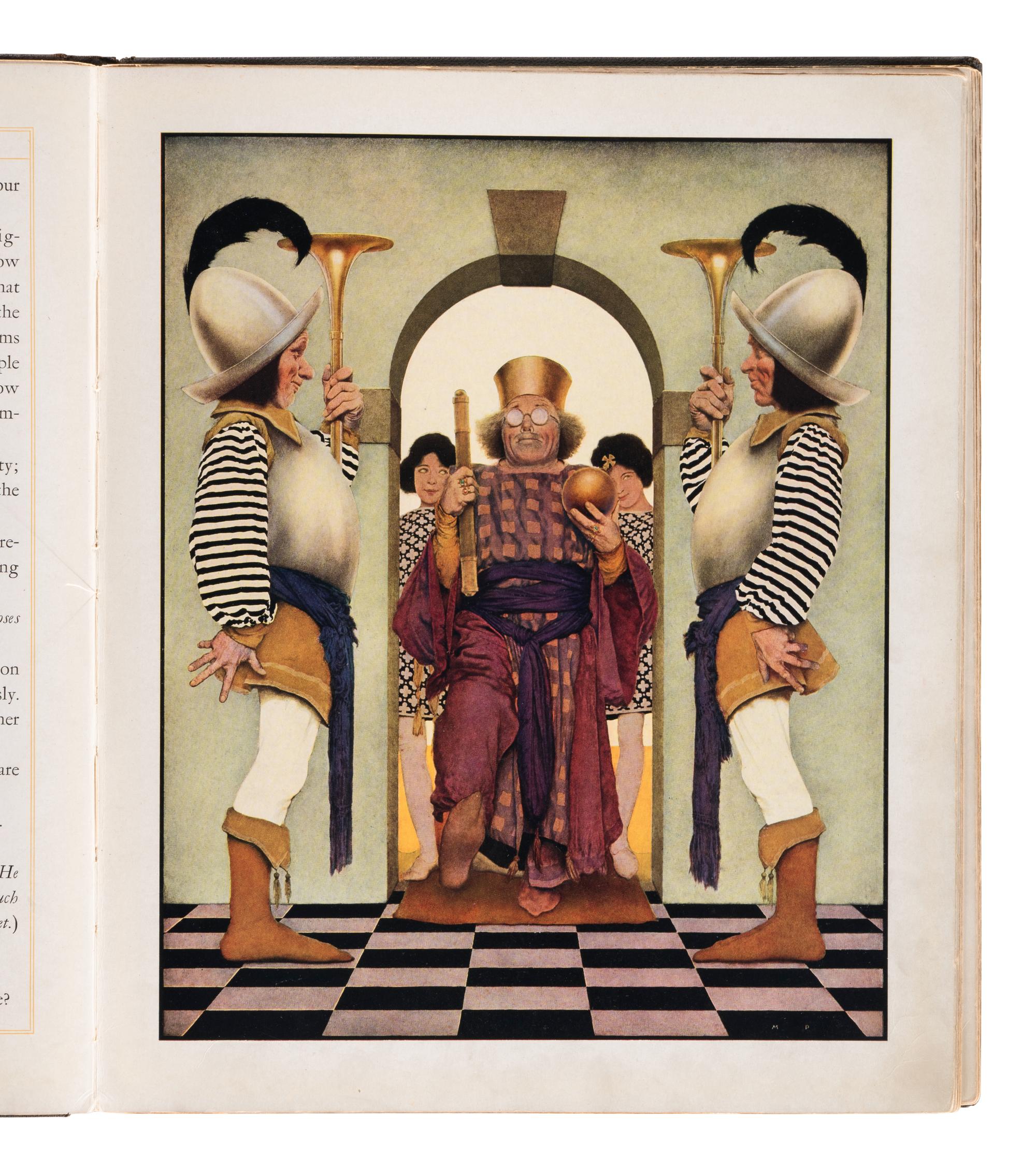 [PARRISH, Maxfield (1870-1966), illustrator]. SAUNDERS, Louise. T he Knave of Hearts . New York: Charles Scribner’s Sons, 1925.