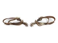 Kelly Brothers Steer Head Spurs and Crokett Spurs