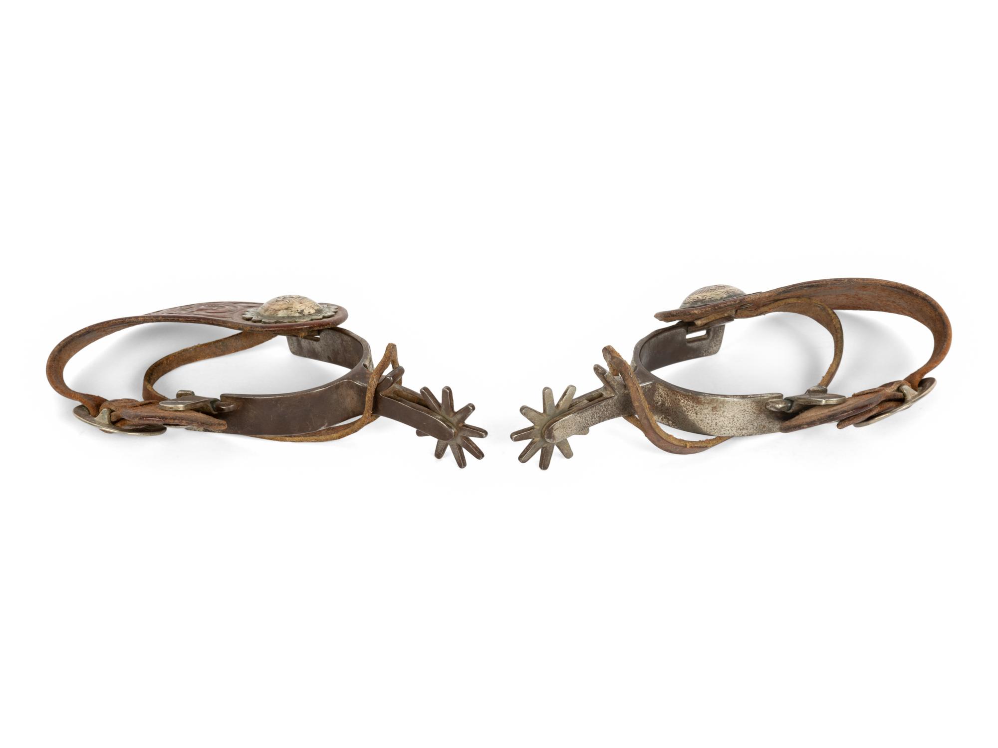 Kelly Brothers Steer Head Spurs and Crokett Spurs