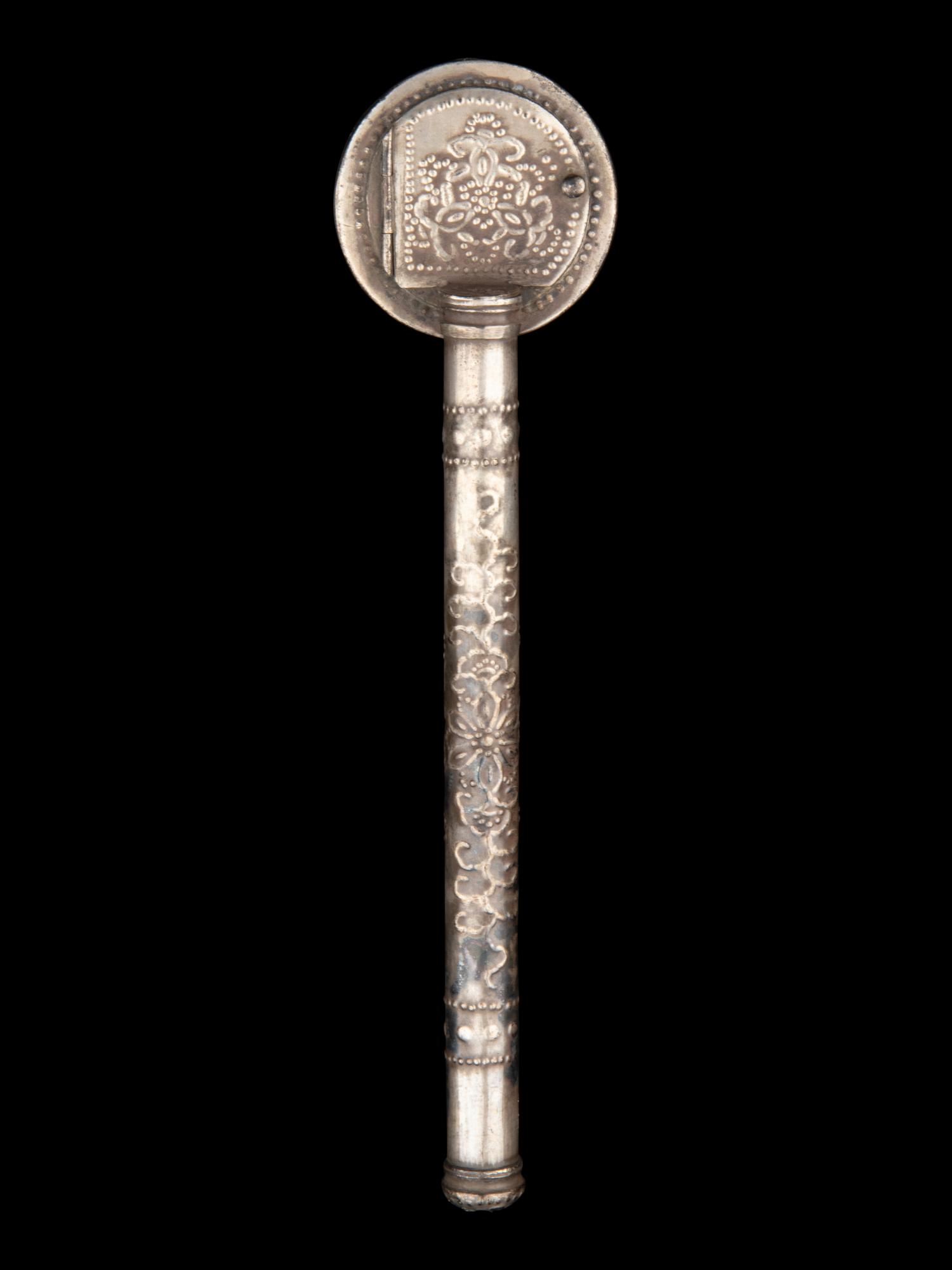 Nine Japanese Silver Portable Writing Sets, Yatate