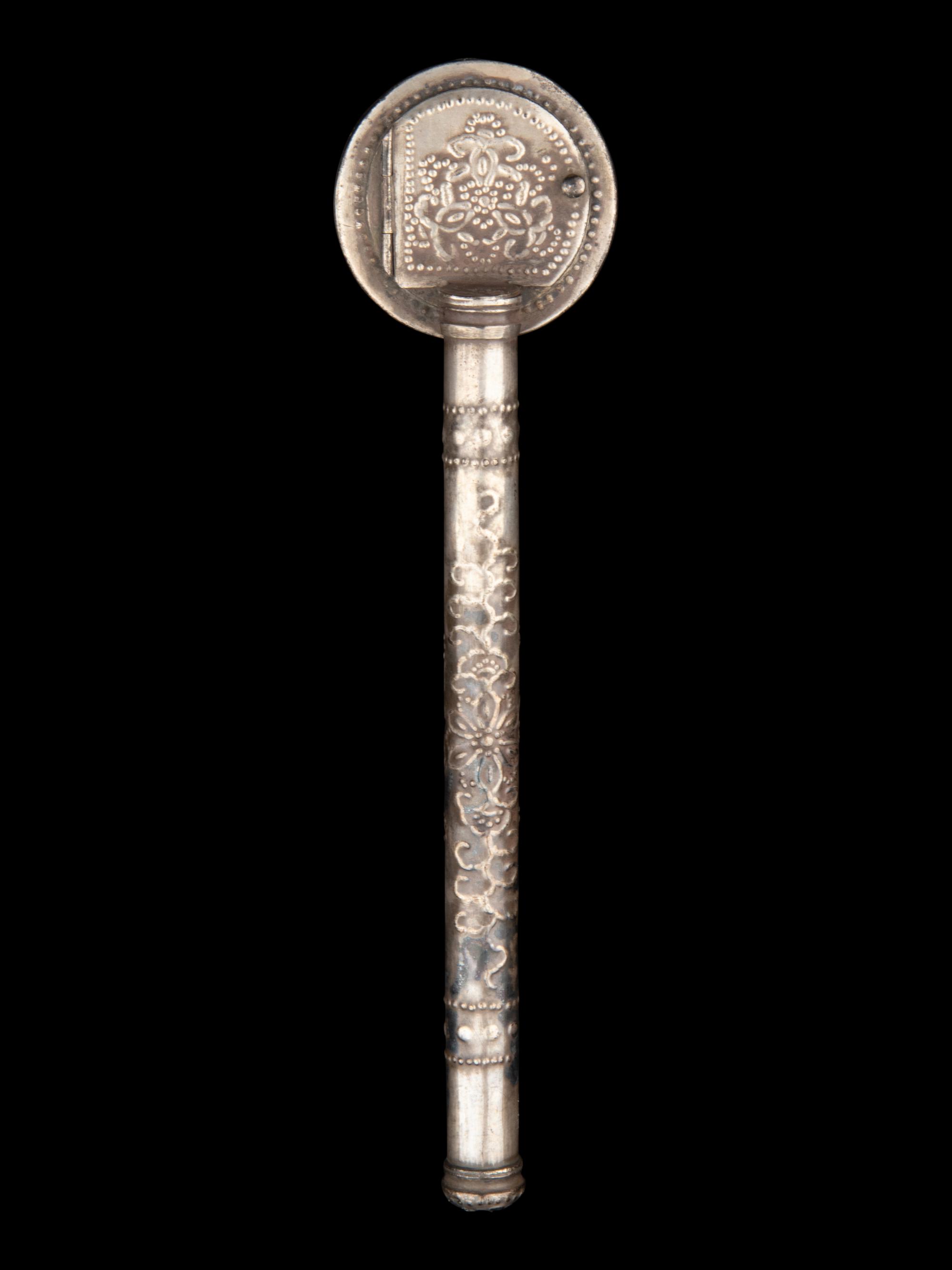 Nine Japanese Silver Portable Writing Sets, Yatate