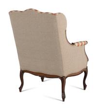 A Pair of Louis XV Style Carved Wingback Armchairs