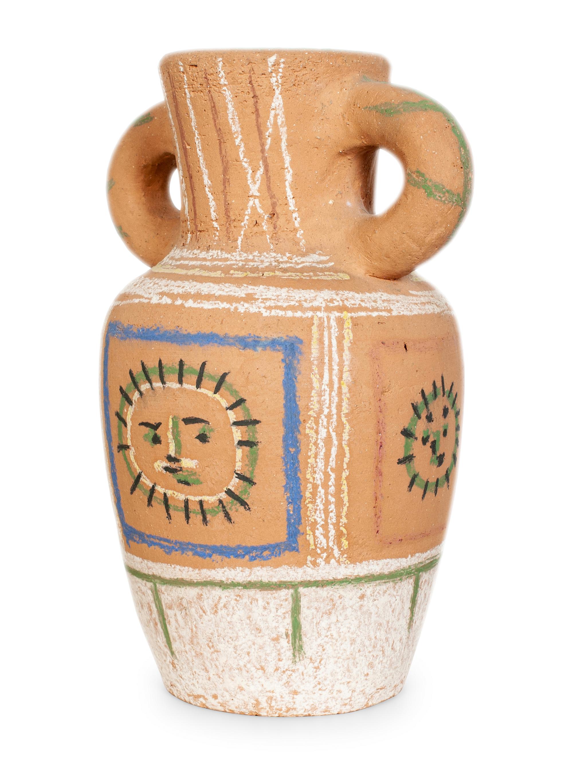 Vase au décor pastel (A.R. 190)