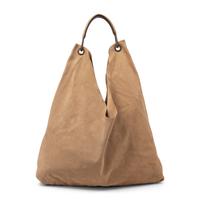 THE ROW, BEIGE SUEDE BINDLE THREE HOBO BAG