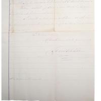 [OUTLAWS & LAWMEN]. A group of 4 items, highlighted by: RALSTON, Sam (1809-1899). Autograph letter signed ("Sam Ralston") to son-in-law, Frank James. Independence, MO, 8 April 1883. 2 pages, 7 3/4 x 12 1/2 in.