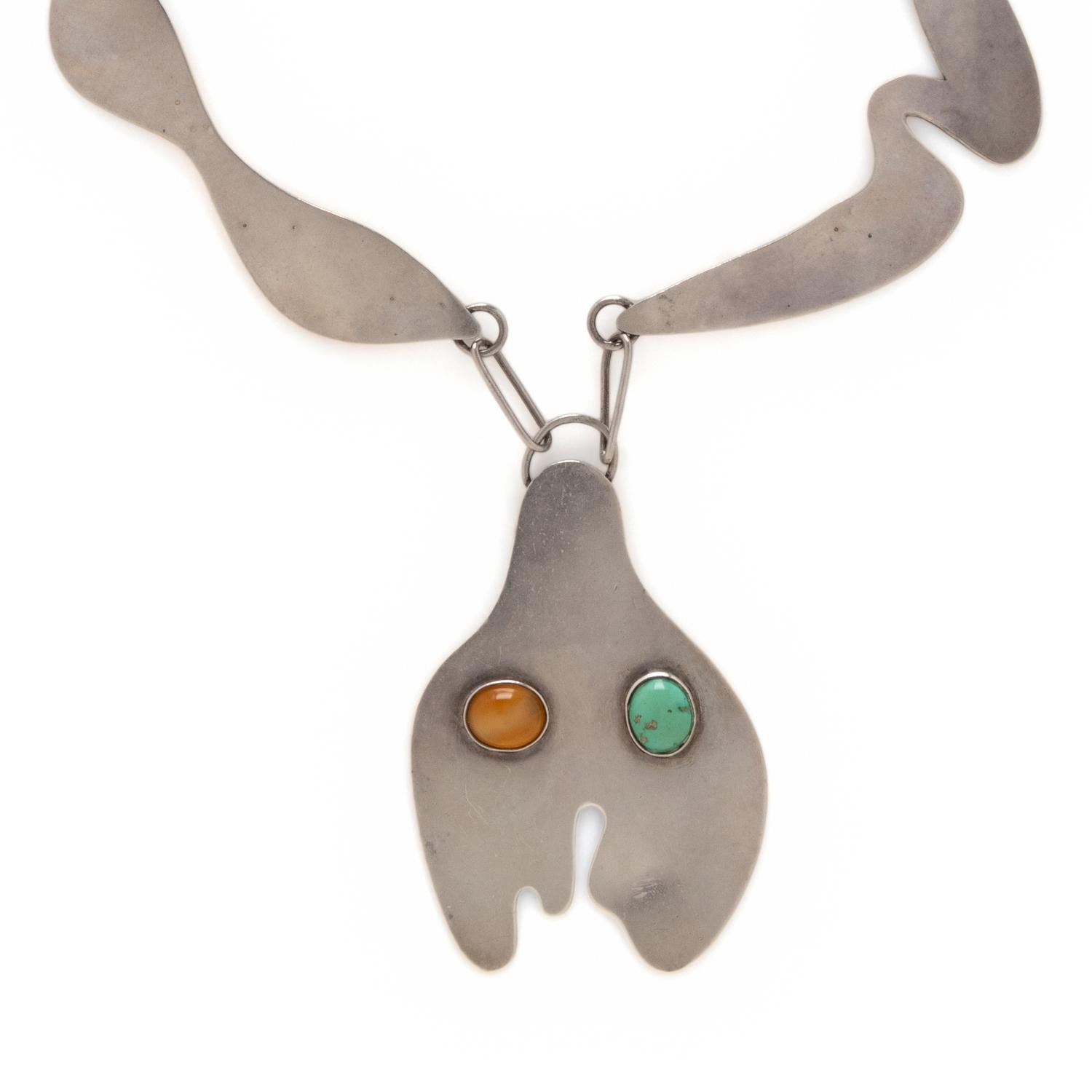JEAN ARP, 'TÊTE DE BOUTEILLE ET MOUSTACHE' NECKLACE