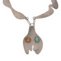 JEAN ARP, 'TÊTE DE BOUTEILLE ET MOUSTACHE' NECKLACE