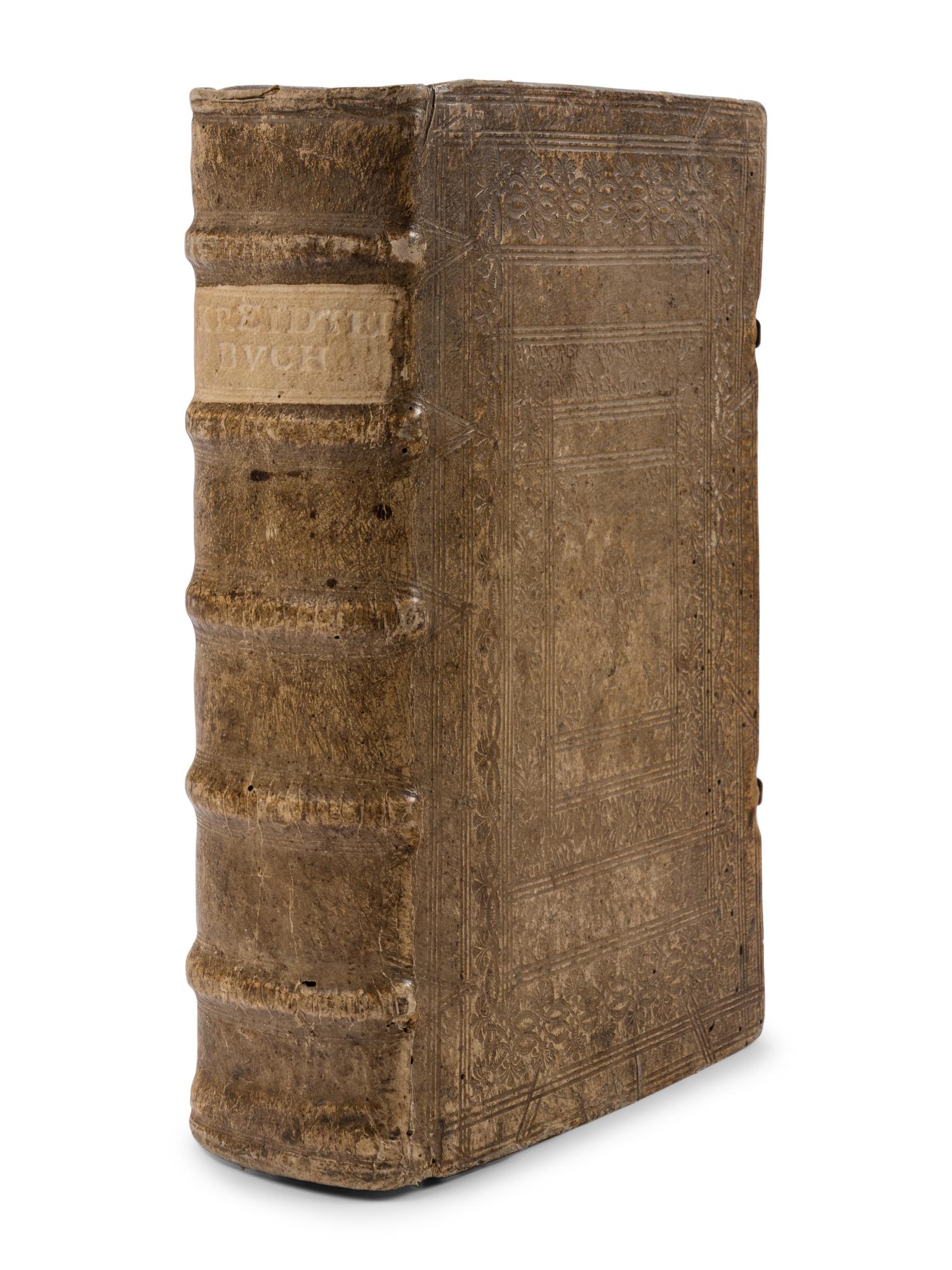 BOCK, Hieronymus (1489?-1554). Kreutterbuch. Strassburg: Josias Rihel, 28 August 1595.