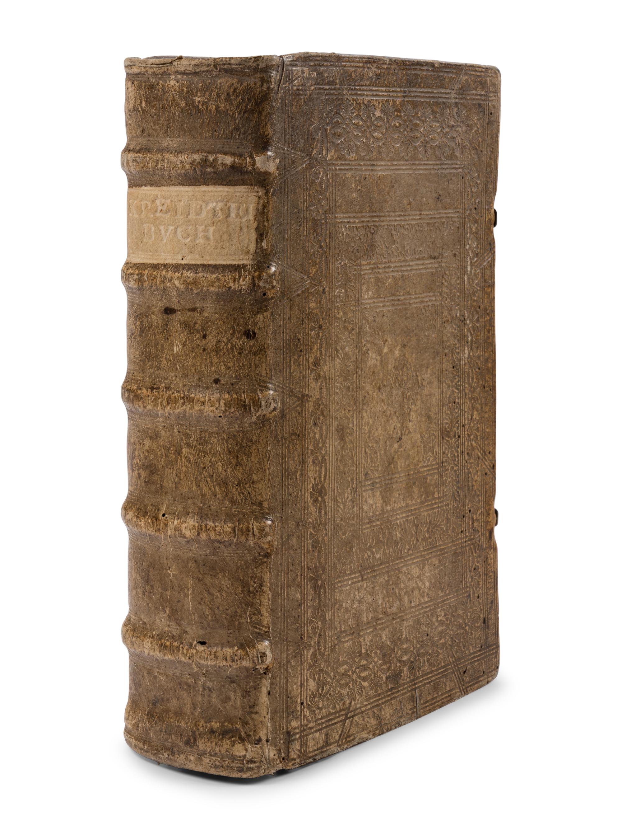 BOCK, Hieronymus (1489?-1554). Kreutterbuch. Strassburg: Josias Rihel, 28 August 1595.