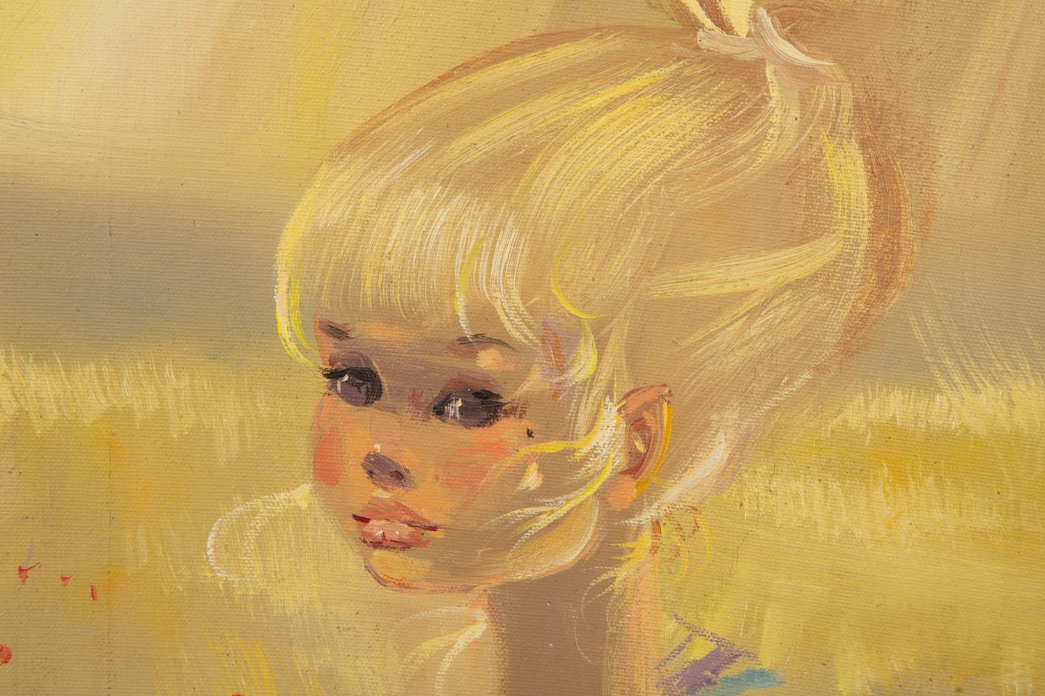 A Portrait of a Blonde Girl