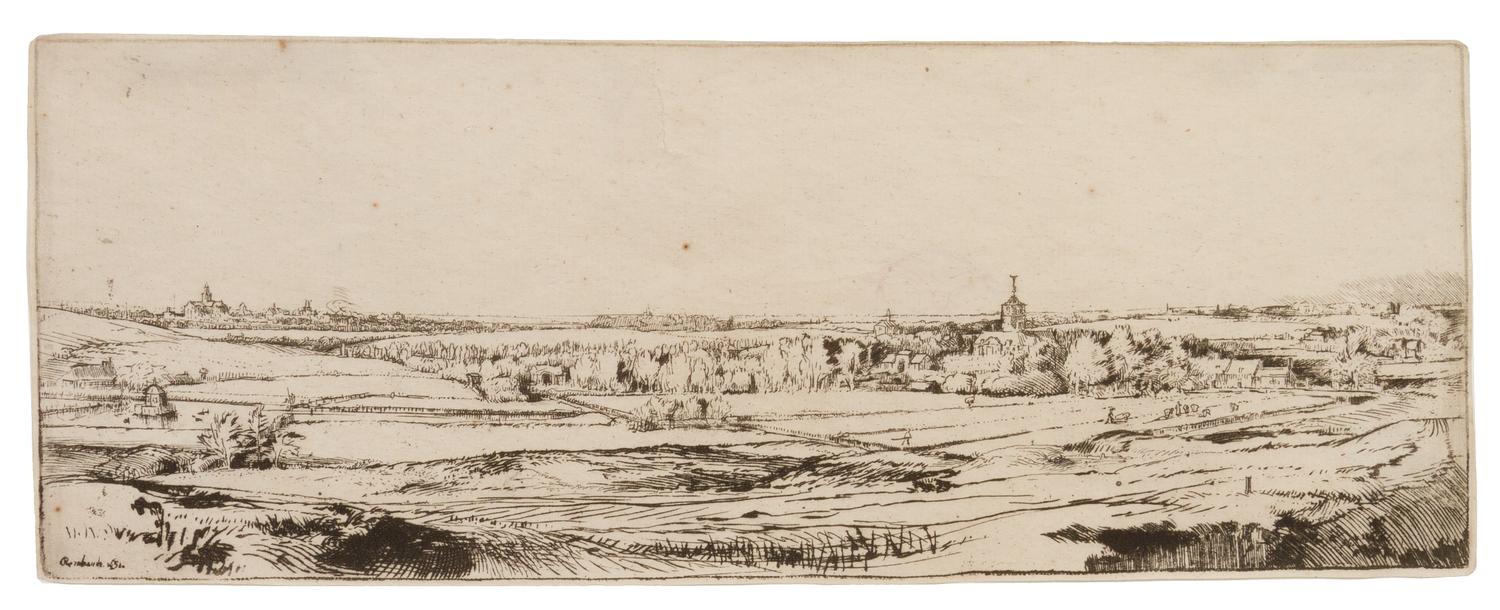 Rembrandt van Rijn, (Dutch, 1606-1669), The Goldweigher's Field, 1651