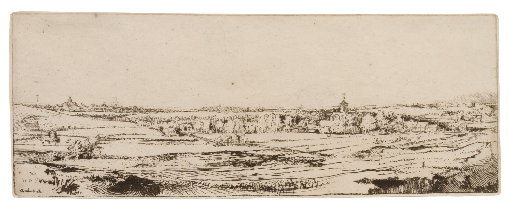 Rembrandt van Rijn, (Dutch, 1606-1669), The Goldweigher's Field, 1651
