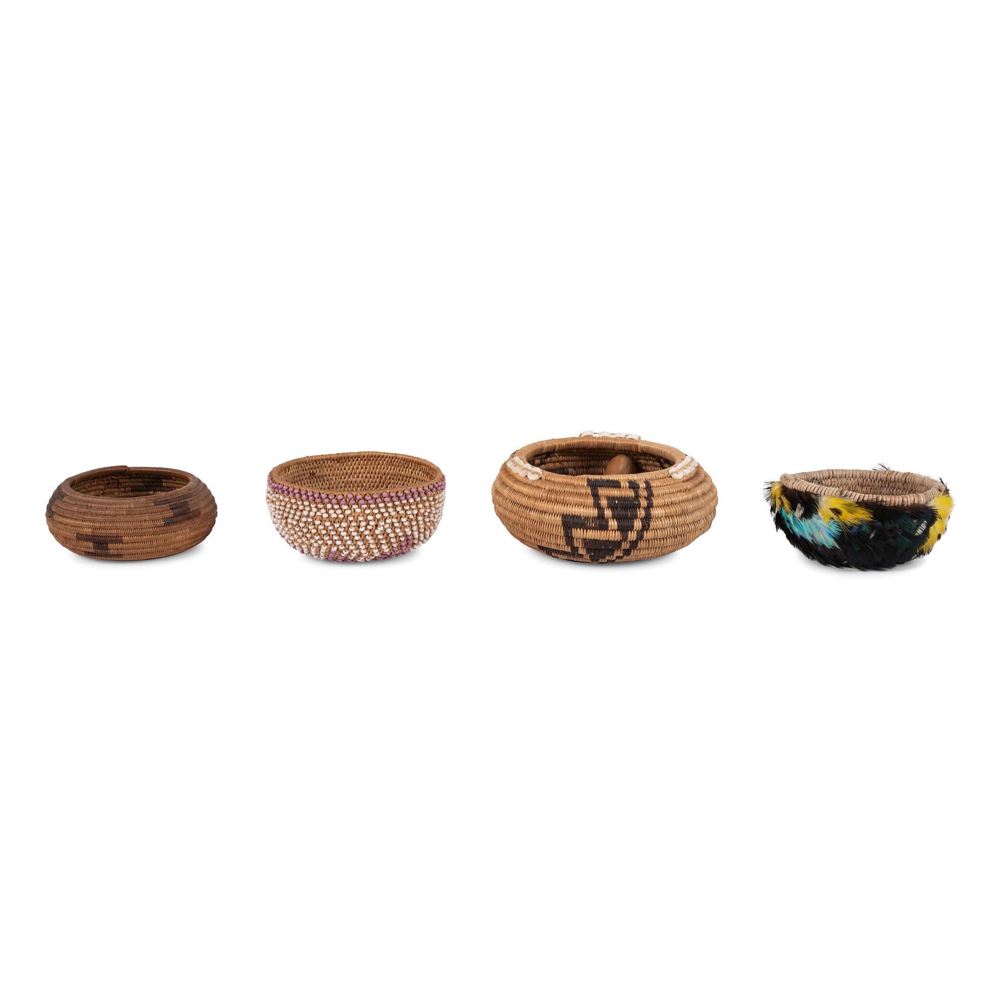 Group of Pomo Gift Baskets