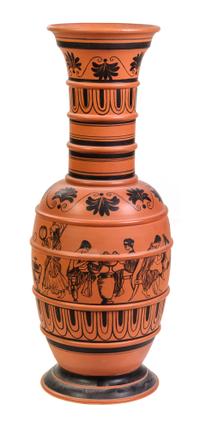A Maquette of the World's Largest Haeger Pottery Vase Height 28 1/2 inches.