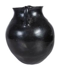 Santa Clara Blackware Pottery Jar