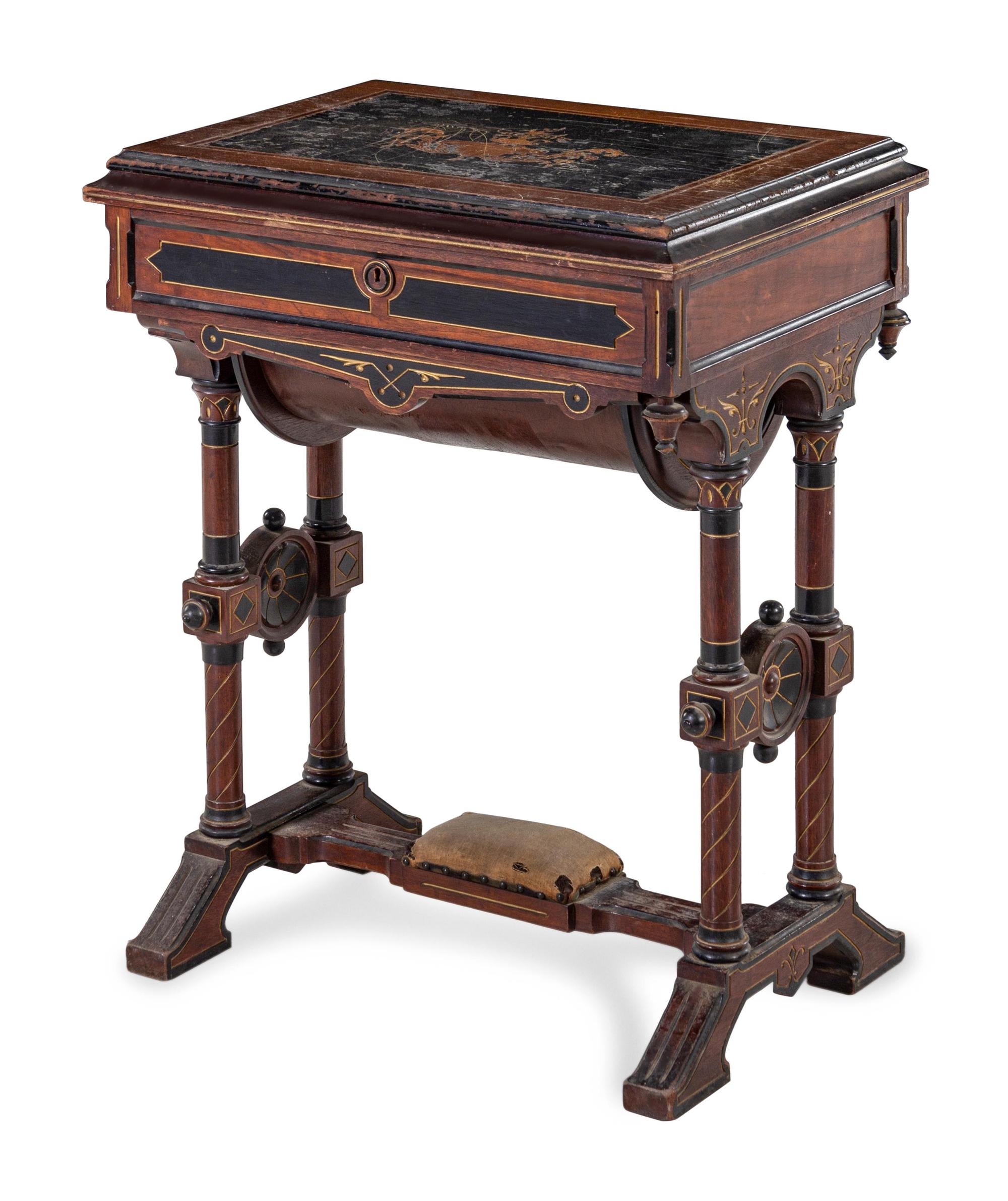 A Victorian Sewing Table — 19th Century