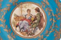 Three Sèvres Style Porcelain Plates