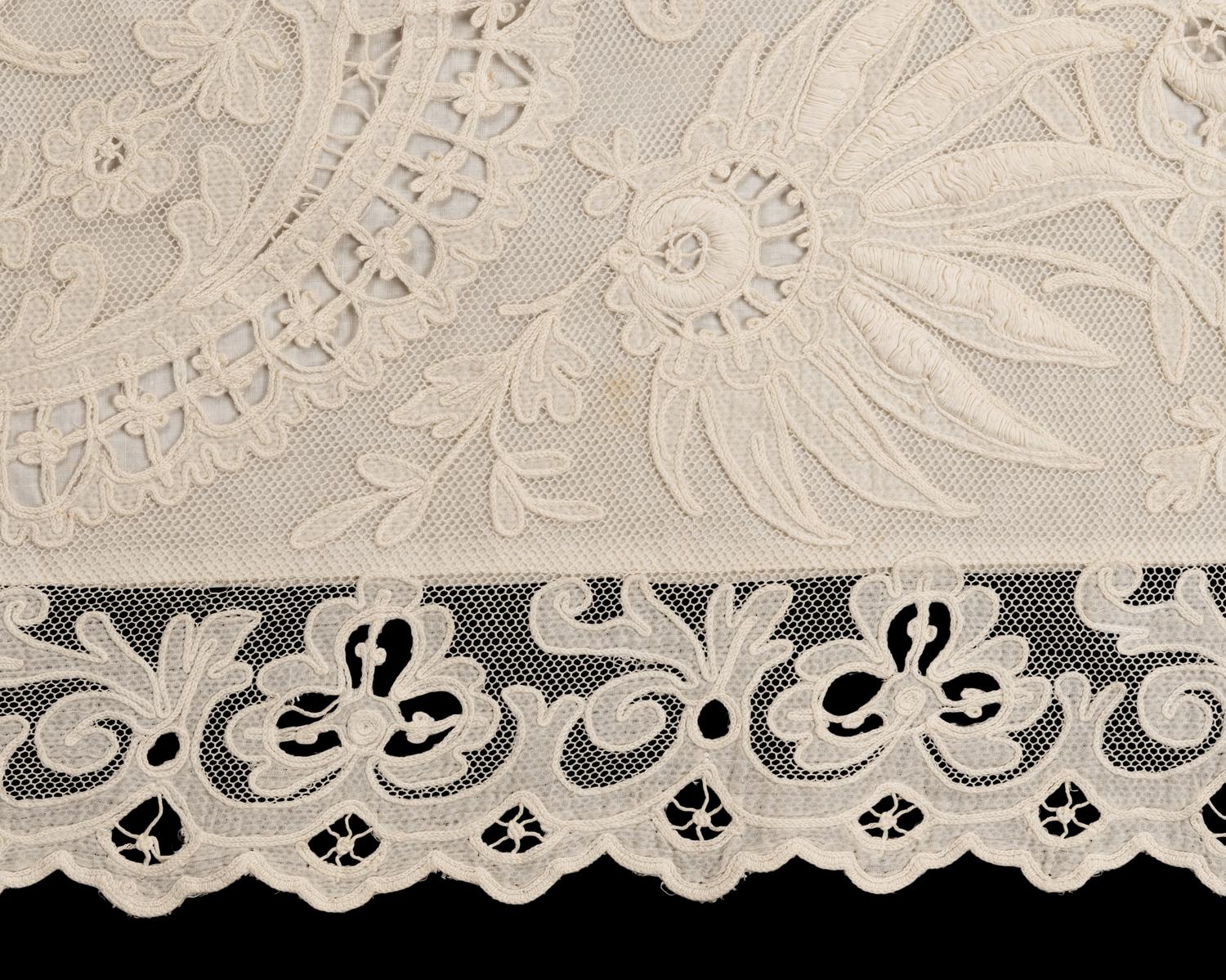 Collection of Six Cotton and Linen Lace Items