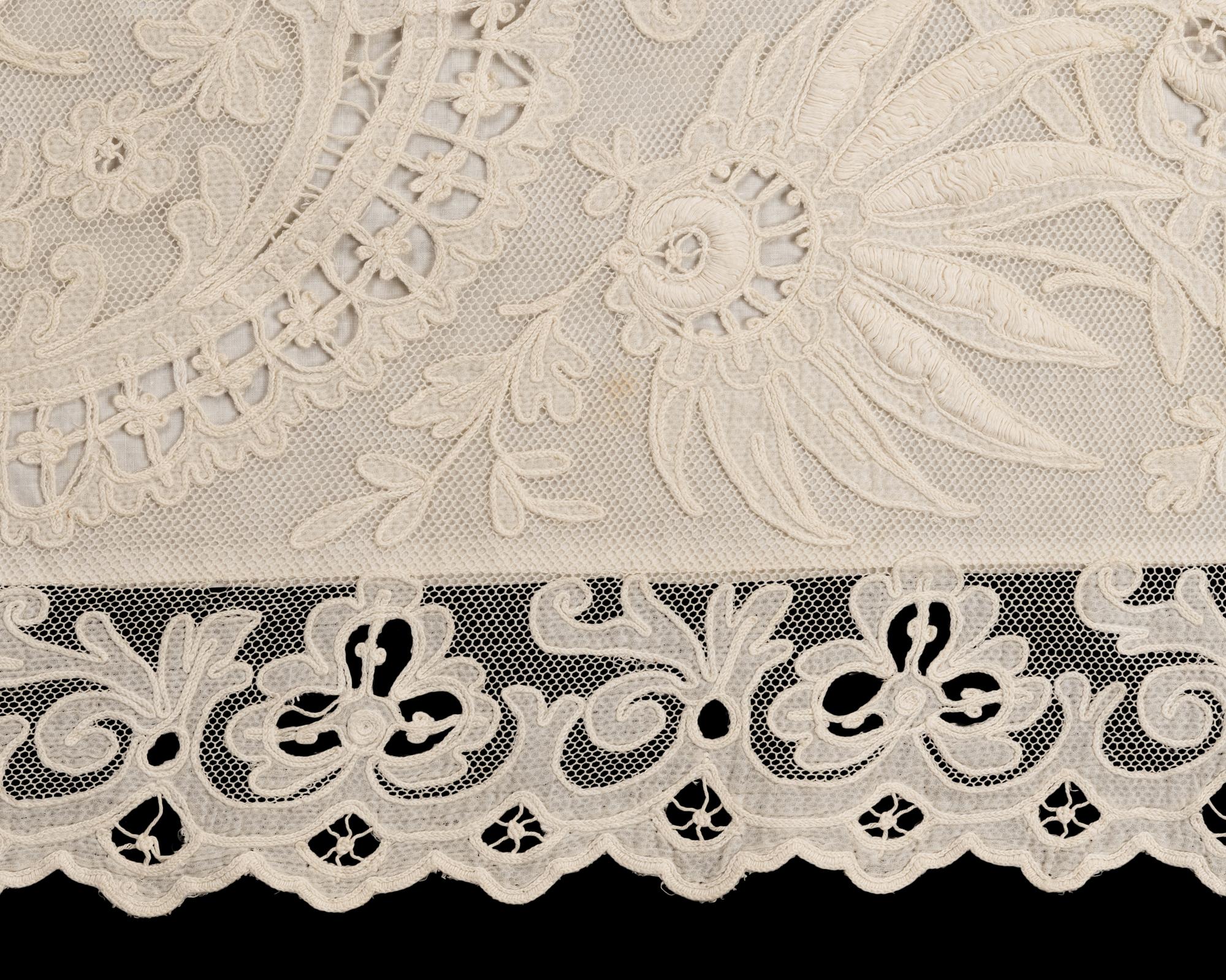 Collection of Six Cotton and Linen Lace Items