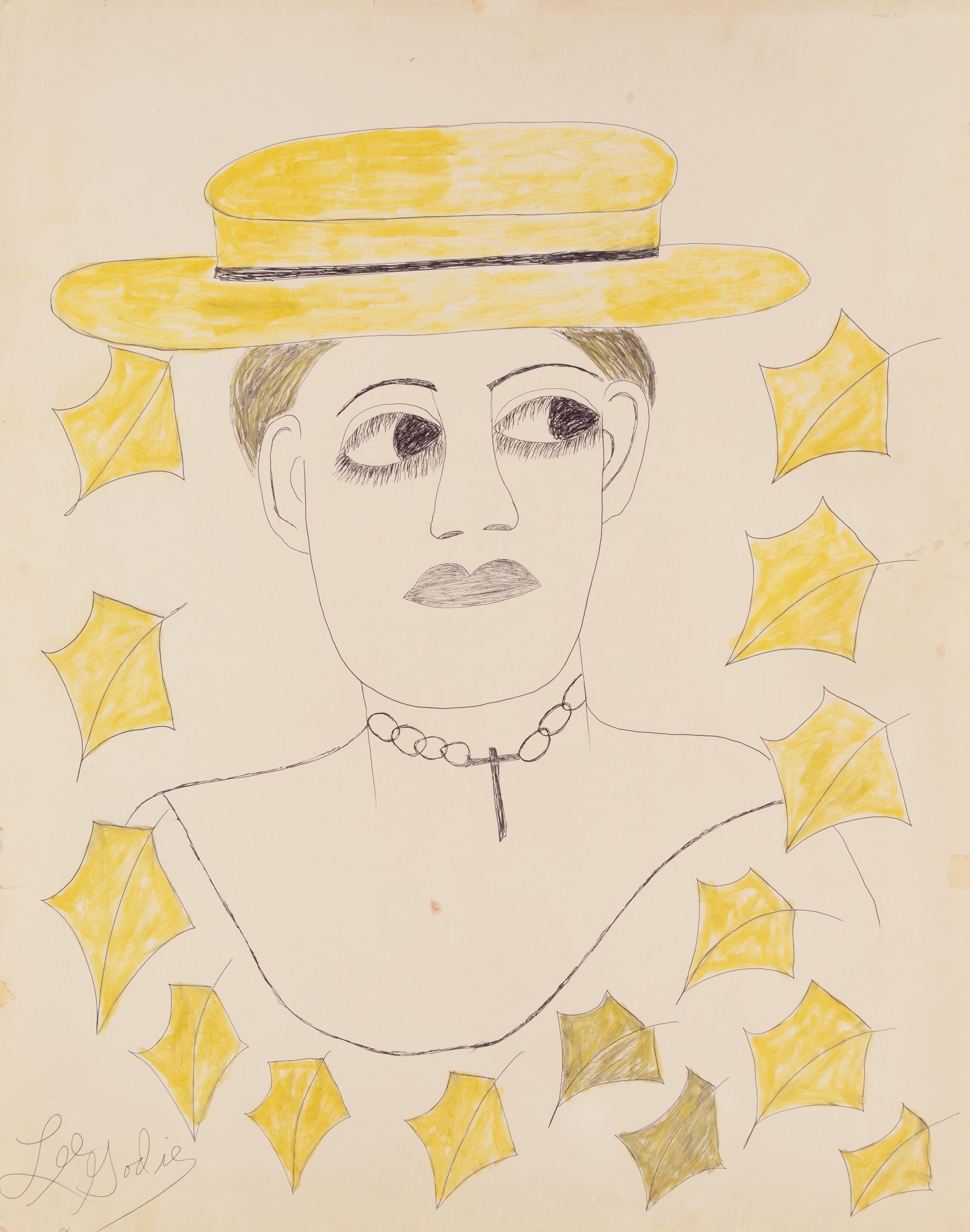 Lee Godie (American, 1908-1994) — Untitled
