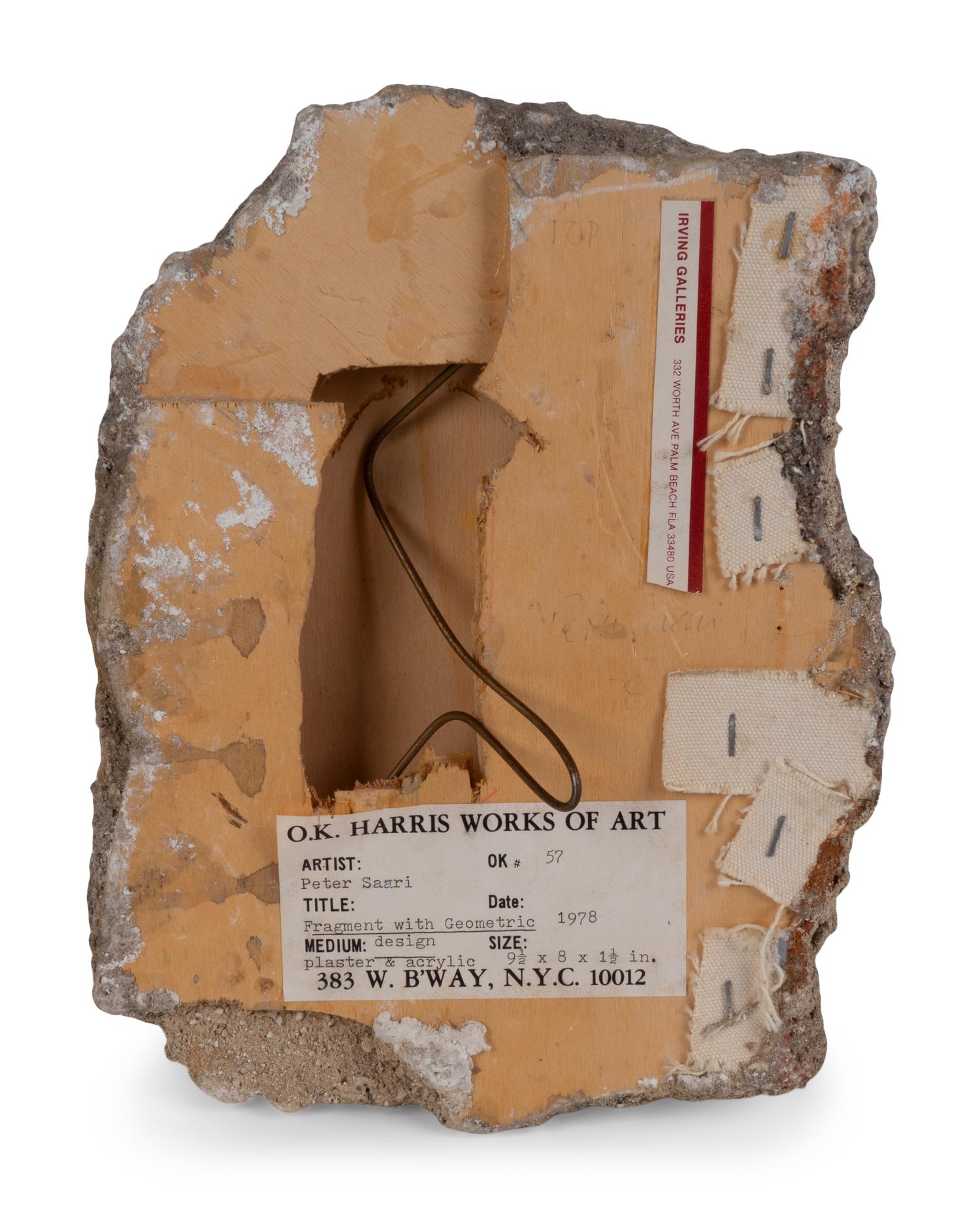Fragment with Geometric Design